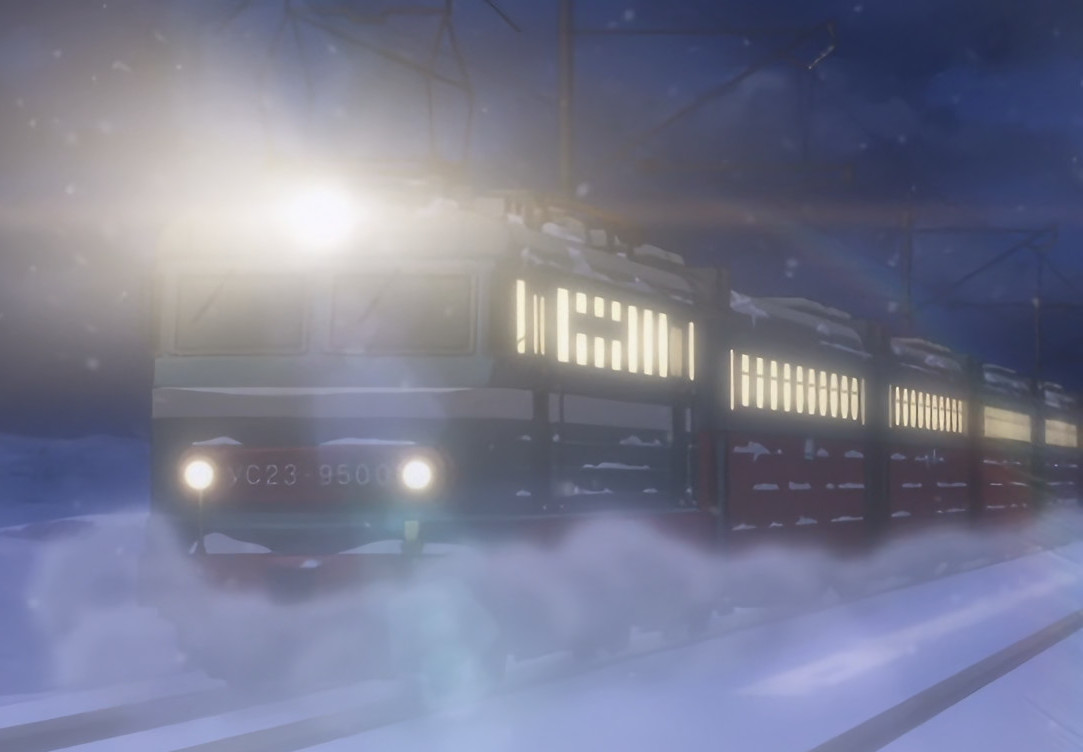 Czechoslovakian train in anime