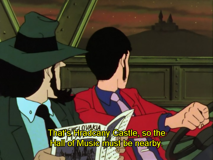 Hradčany in Lupin