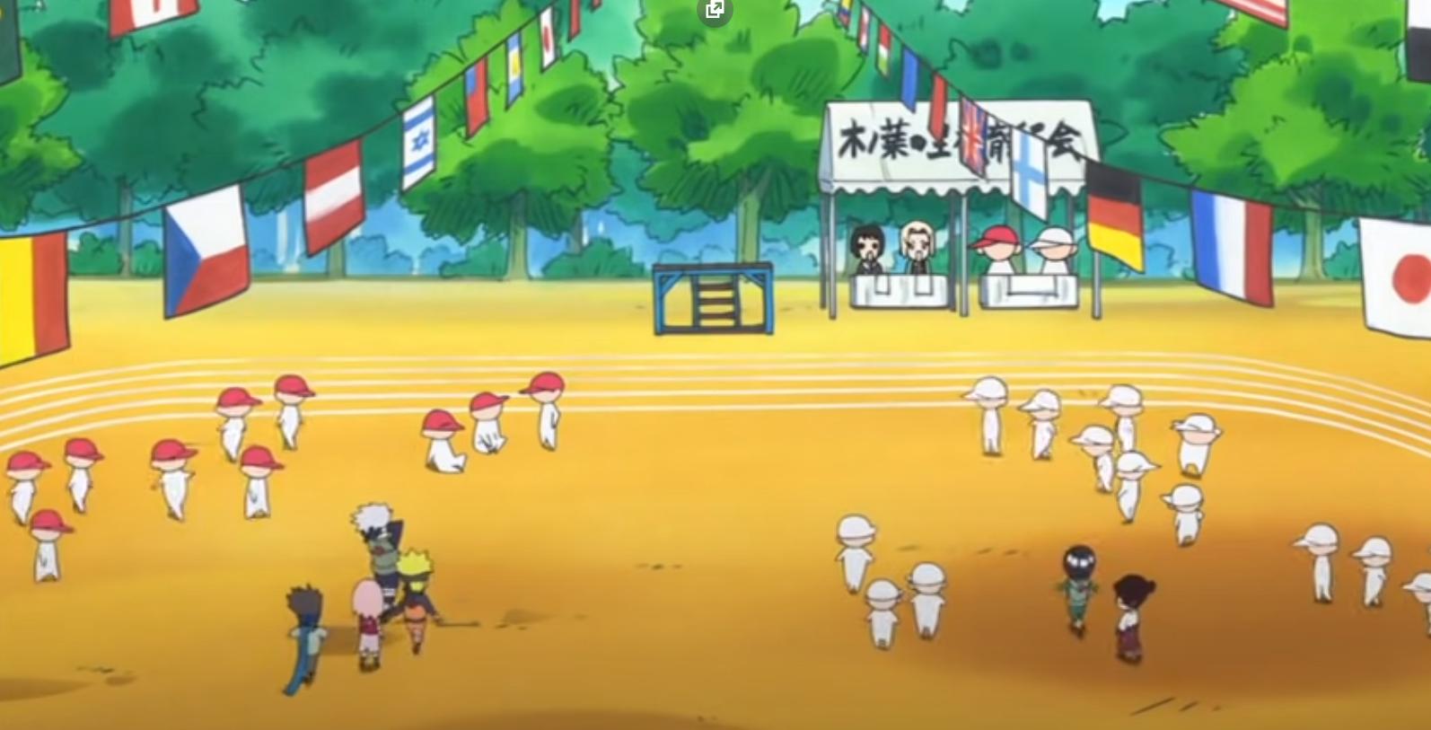 Czech flag in Naruto