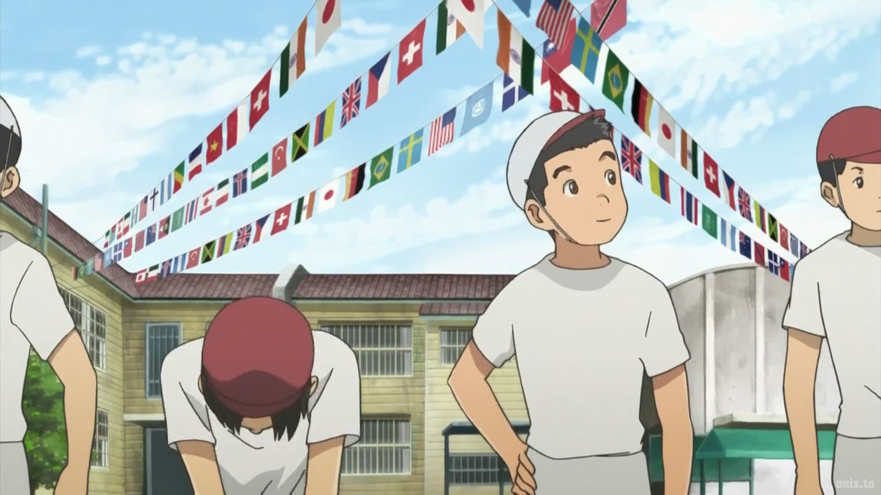 Czech flag appears in Shouwa Monogatari during 1964 Summer Olympics in Tokyo.