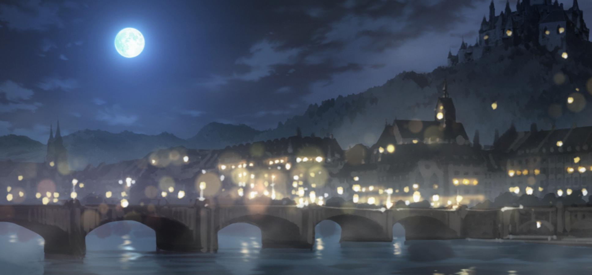 Charles's Bridge in Prague in Uchuu Kyoudai opening.