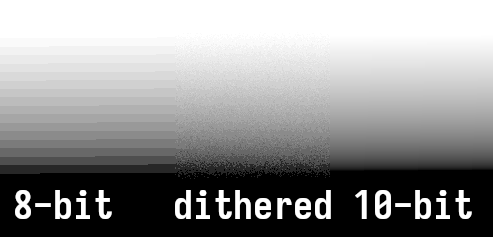Bit depth and banding