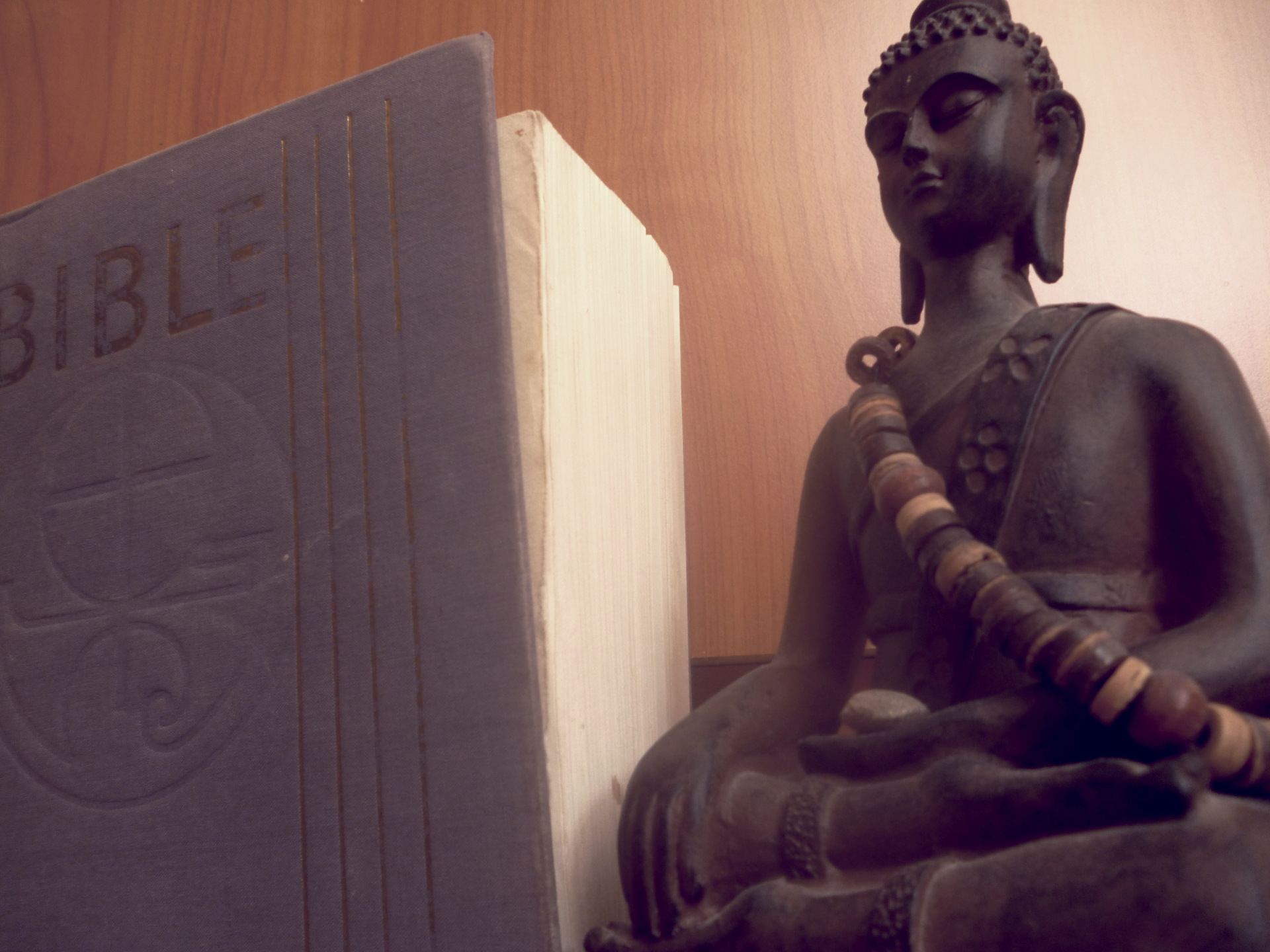The Bible and Buddha statue, is the goal the same in both religions?