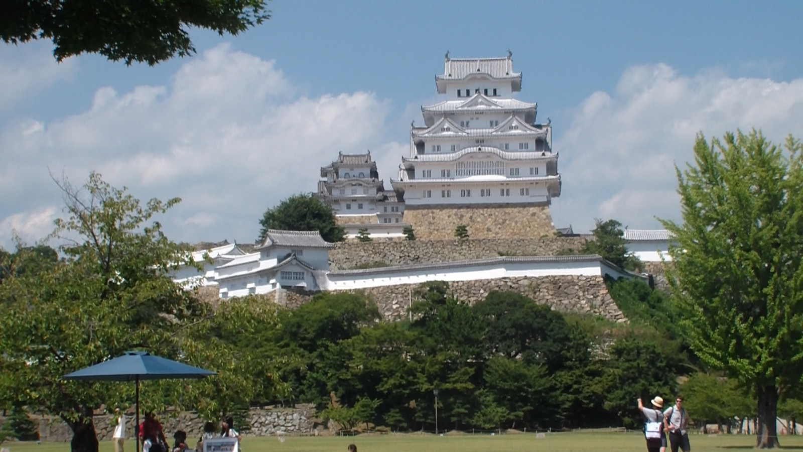 Himeji castle from the distance