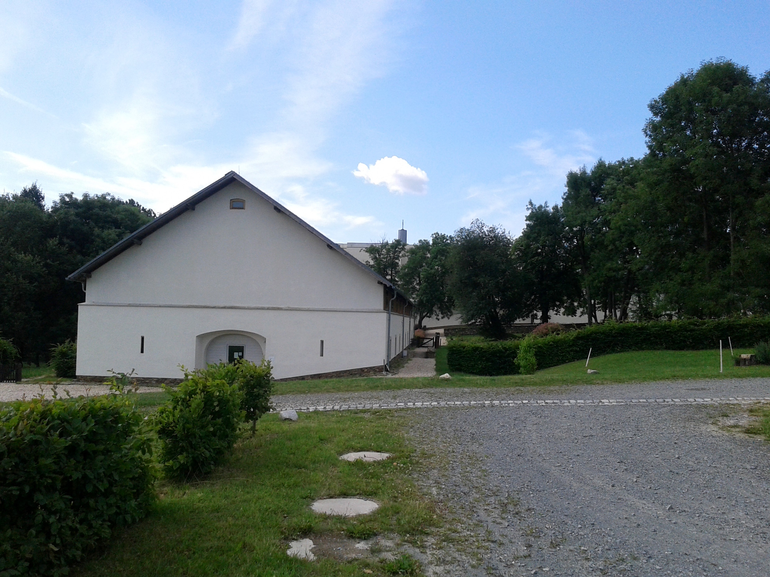 Nový Dvůr monastery - Guesthouse entrance