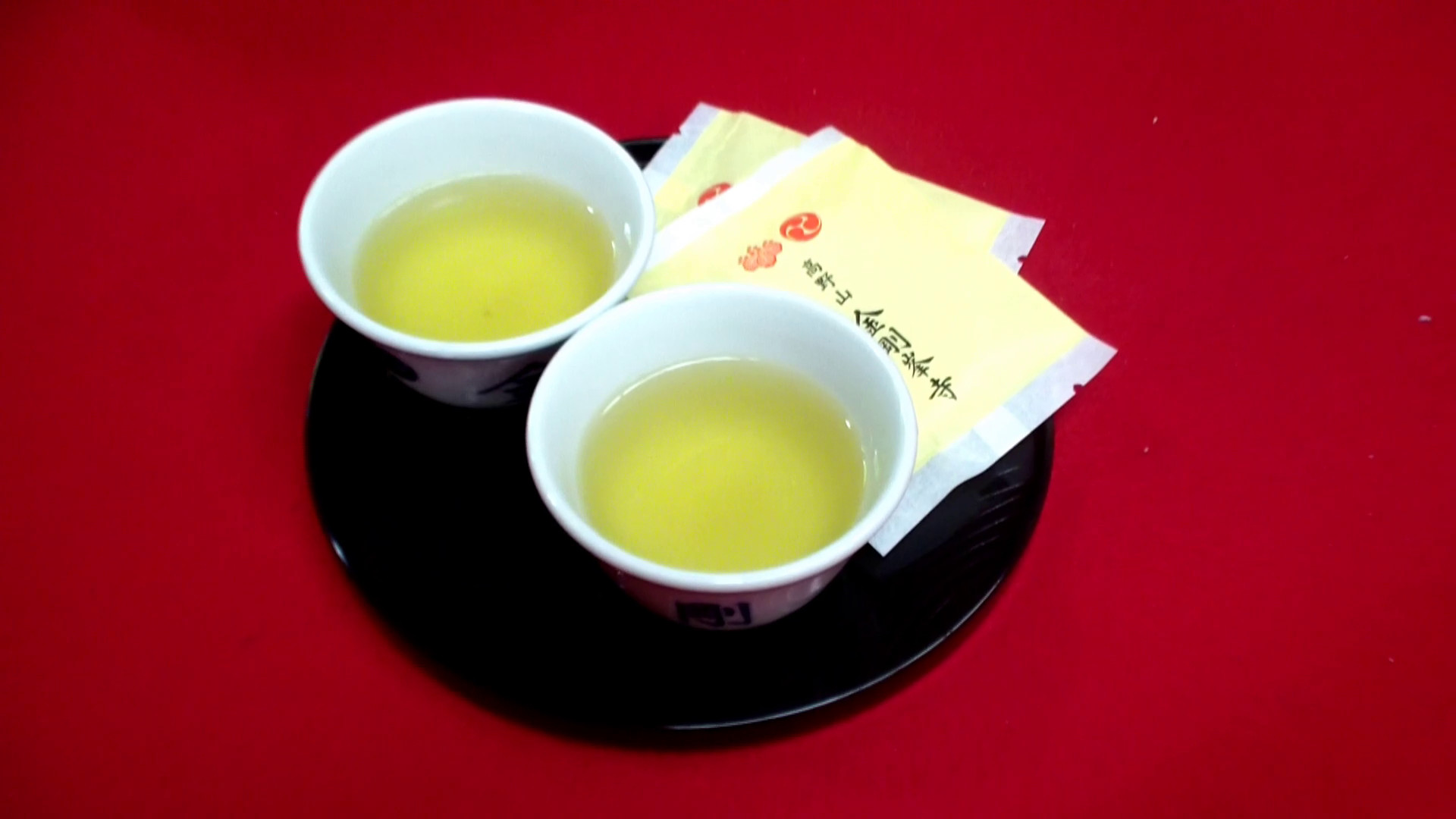 Tea in a Japanese temple